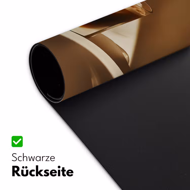 Glas - Ijskoffie - Schaduw - Bruin Muismat XXL klein -ysfeer2_duits