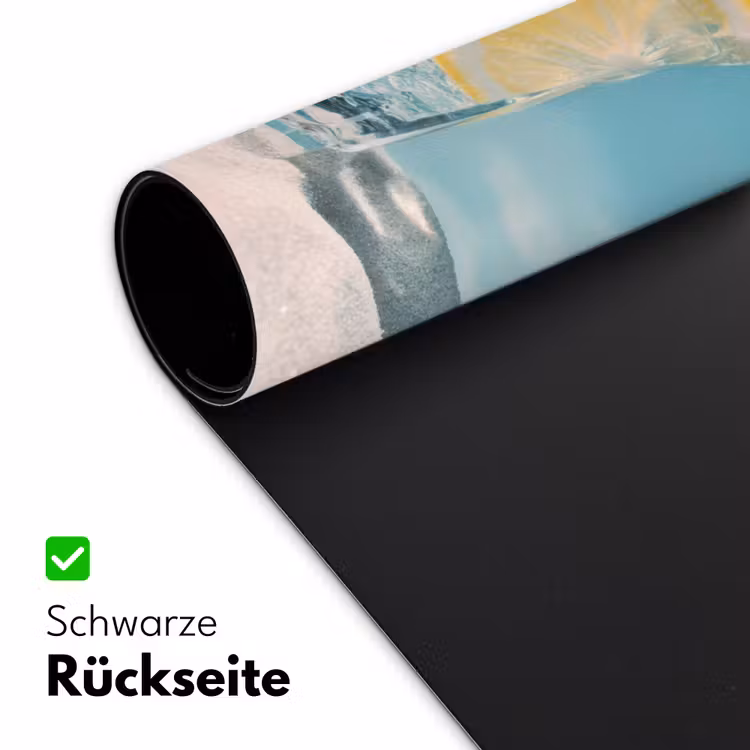Glas - ijsblokjes - Citroen Muismat XXL klein -ysfeer2_duits