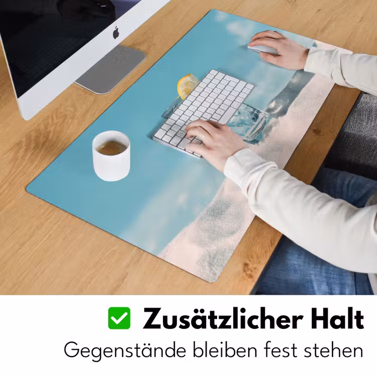 Glas - ijsblokjes - Citroen Muismat XXL klein -ysfeer3_duits