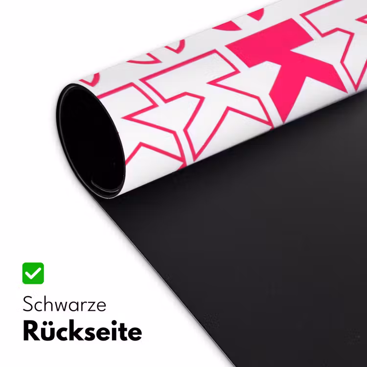 Lucky - Roze - Patroon Muismat XXL klein -ysfeer2_duits