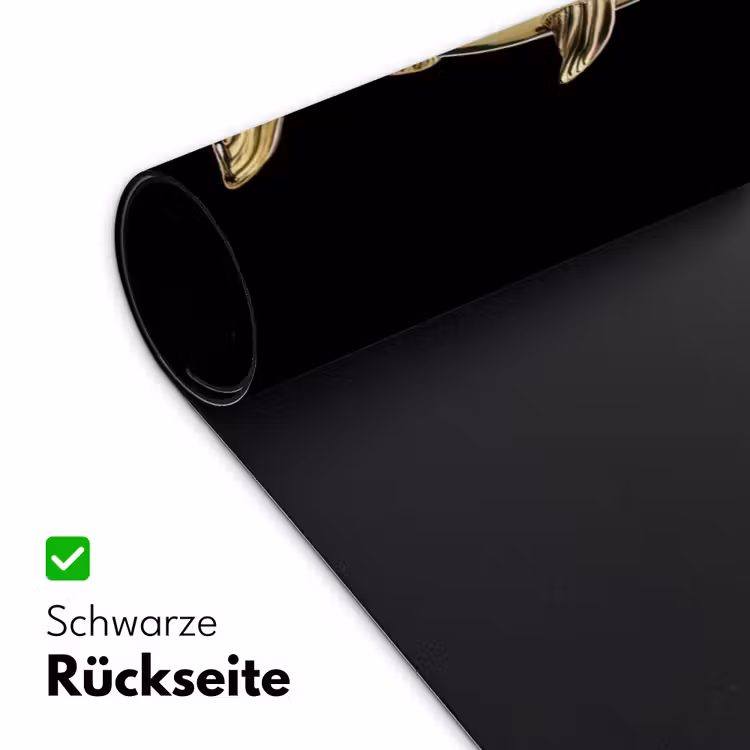Goud - Vis - Haak - Zwart Muismat XXL klein -ysfeer2_duits
