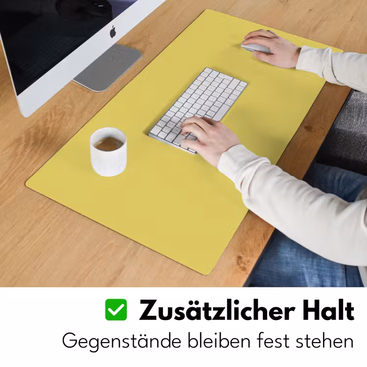 Golden - Ochre - Geel Muismat XXL klein 681 -ysfeer3_duits