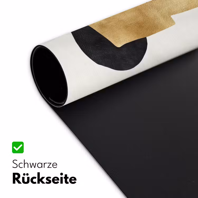 Goud - Rechthoeken - Cirkels - Abstract Muismat XXL klein -ysfeer2_duits