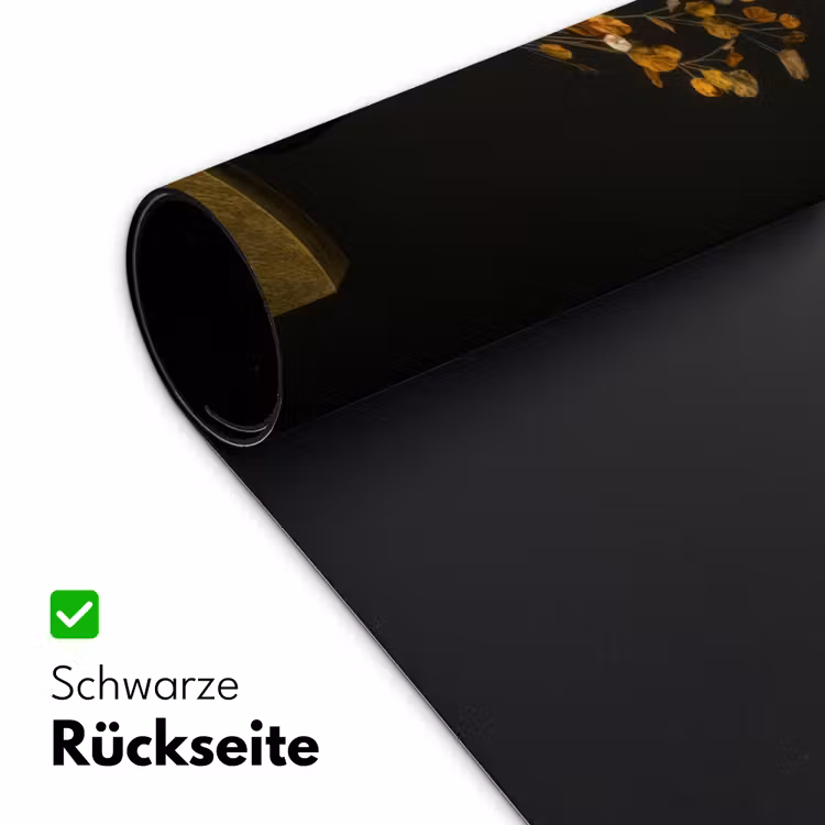 Goudbruine - Bladeren - Vaas - Herfstachtig Muismat XXL klein -ysfeer2_duits