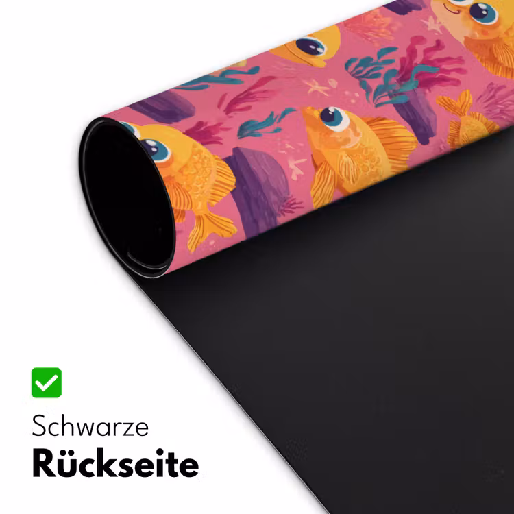 Goudvissen - Koraal - Kleurrijk Muismat XXL klein 681 -ysfeer2_duits