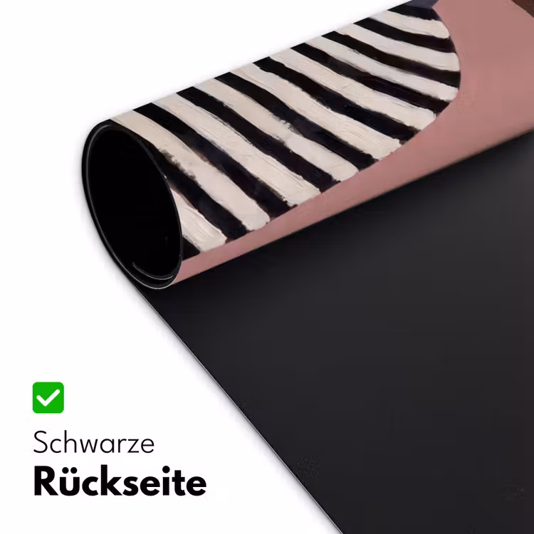 Grafisch - Vrouw - Roze Muismat XXL klein -ysfeer2_duits