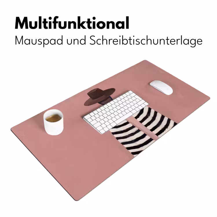 Grafisch - Vrouw - Roze Muismat XXL klein -ysfeer4_duits