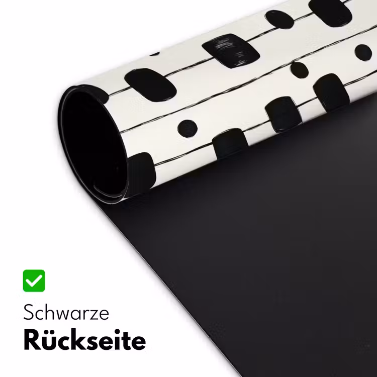 Grafisch - Modern - Zwart Muismat XXL klein 681 -ysfeer2_duits