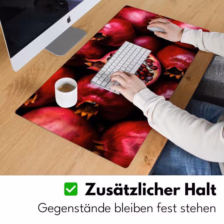 Granaatappel - Rood - Fruit Muismat XXL klein -ysfeer3_duits