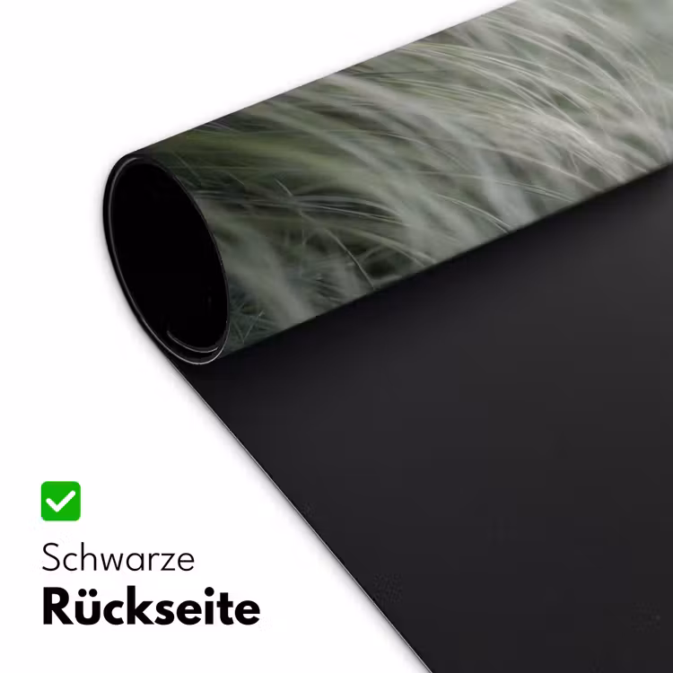 Gras - Wazig - Natuur - Groen - Zacht Muismat XXL klein -ysfeer2_duits