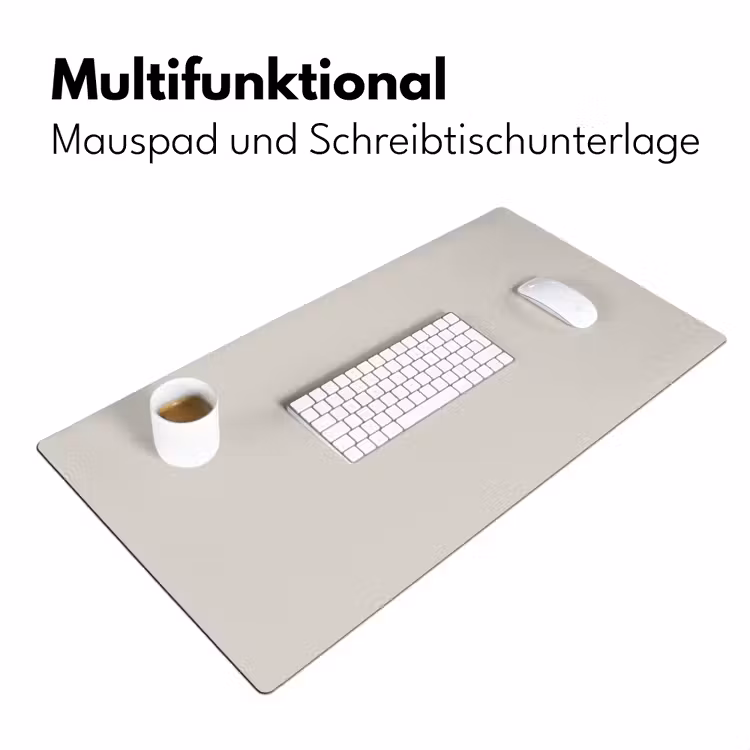 Grijs - Licht - Herfst Muismat XXL klein -ysfeer4_duits