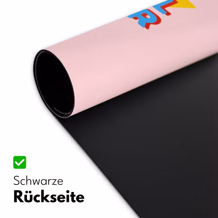 Grl pwr - Bliksem - Roze Muismat XXL klein -ysfeer2_duits