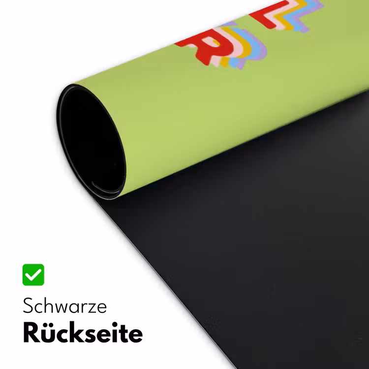Grl pwr - Groen - Rood - 3D Muismat XXL klein -ysfeer2_duits