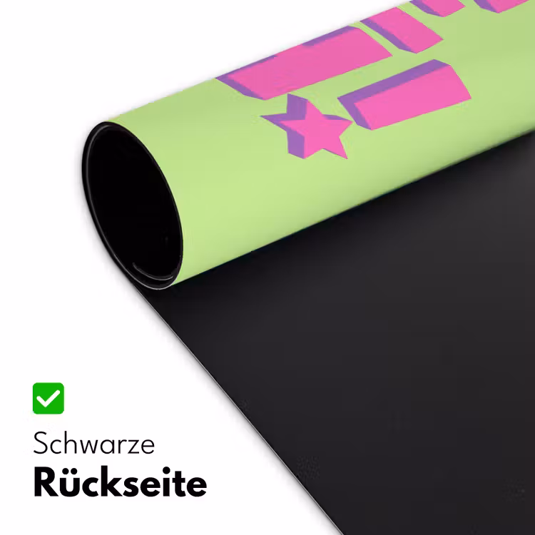 Groen - Neon - Quote Muismat XXL klein -ysfeer2_duits