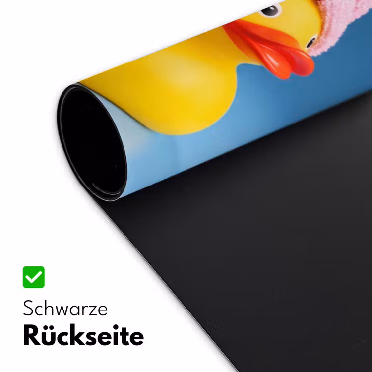Badeend - Handdoek - Blauw Muismat XXL klein -ysfeer2_duits