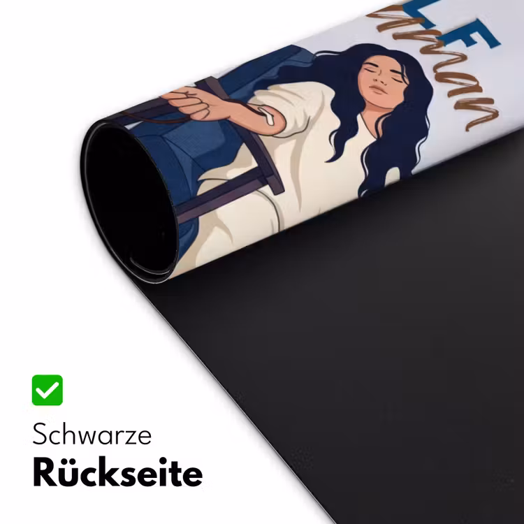 Half human, Half Coffee - Infuus - Koffie Muismat XXL klein -ysfeer2_duits