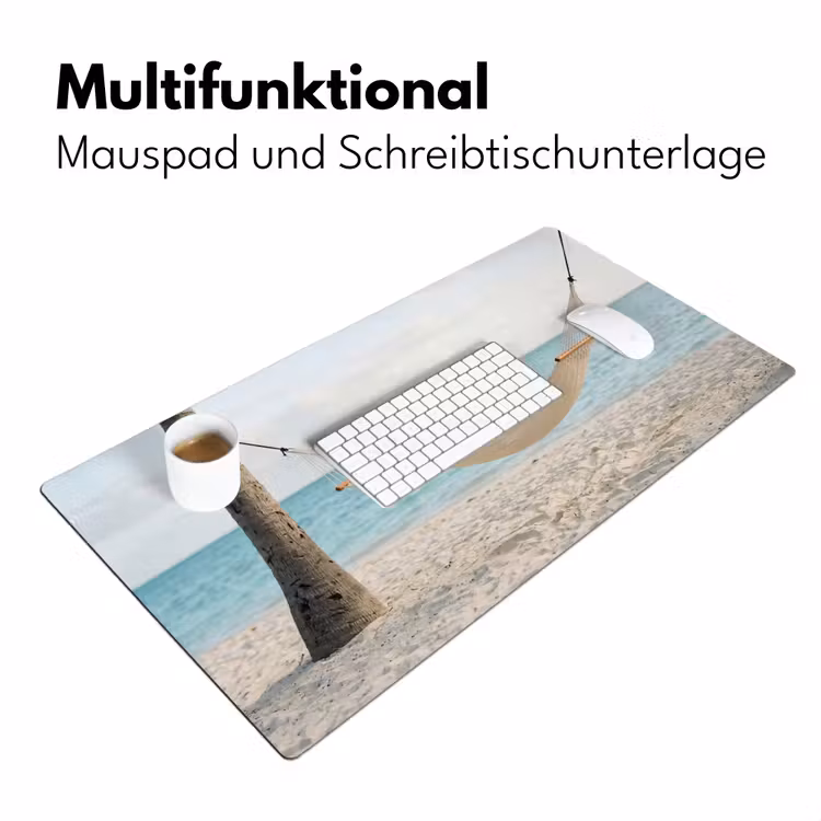 Hangmat - Strand - Wit Muismat XXL klein -ysfeer4_duits