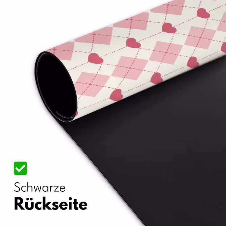 Ruiten - Klassiek - Roze - Wit Muismat XXL klein 681 -ysfeer2_duits