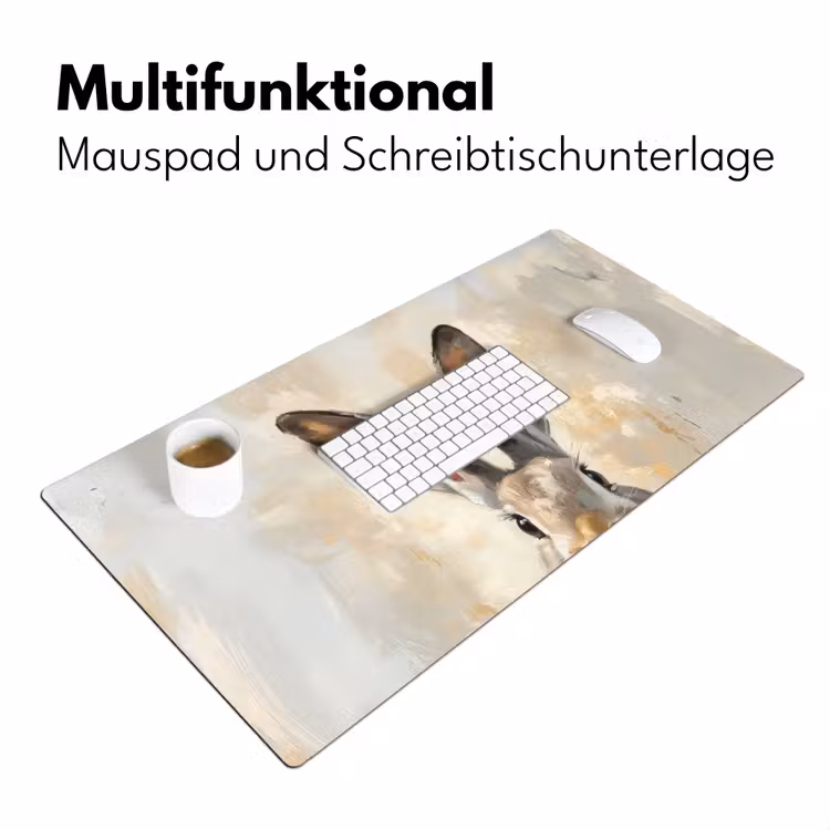 Haas - Oren - Bruin Muismat XXL klein -ysfeer4_duits