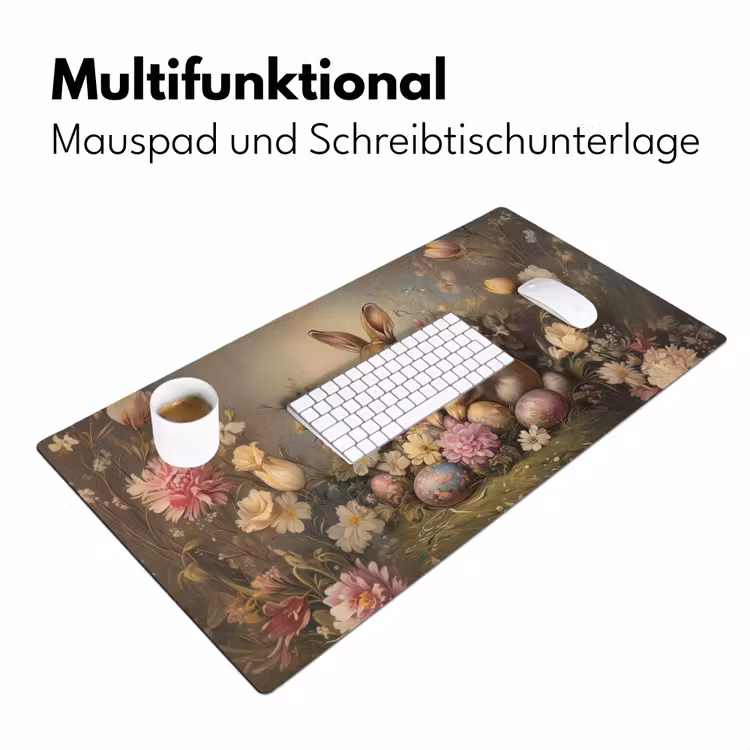 Haas - Stilleven - Bloemen Muismat XXL klein -ysfeer4_duits