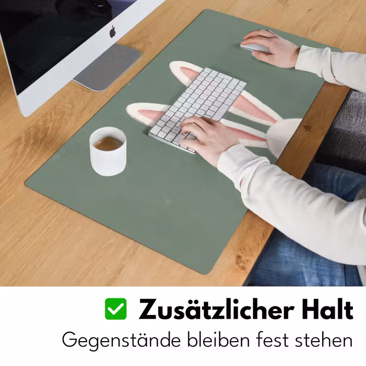 Hazen - Oren - Roze Muismat XXL klein -ysfeer3_duits