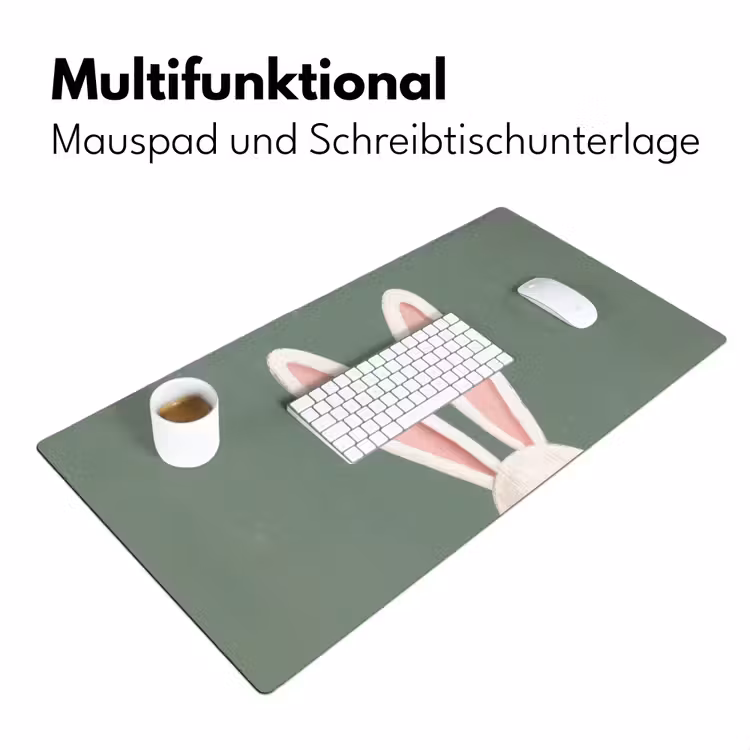 Hazen - Oren - Roze Muismat XXL klein -ysfeer4_duits