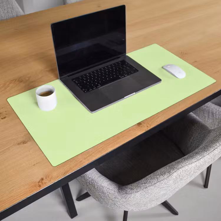 Light - Lime - Groen Muismat XXL klein 681 -sfeer1