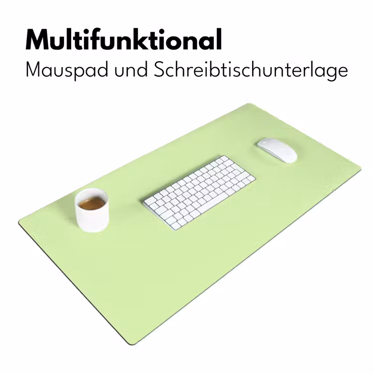 Light - Lime - Groen Muismat XXL klein 681 -ysfeer4_duits