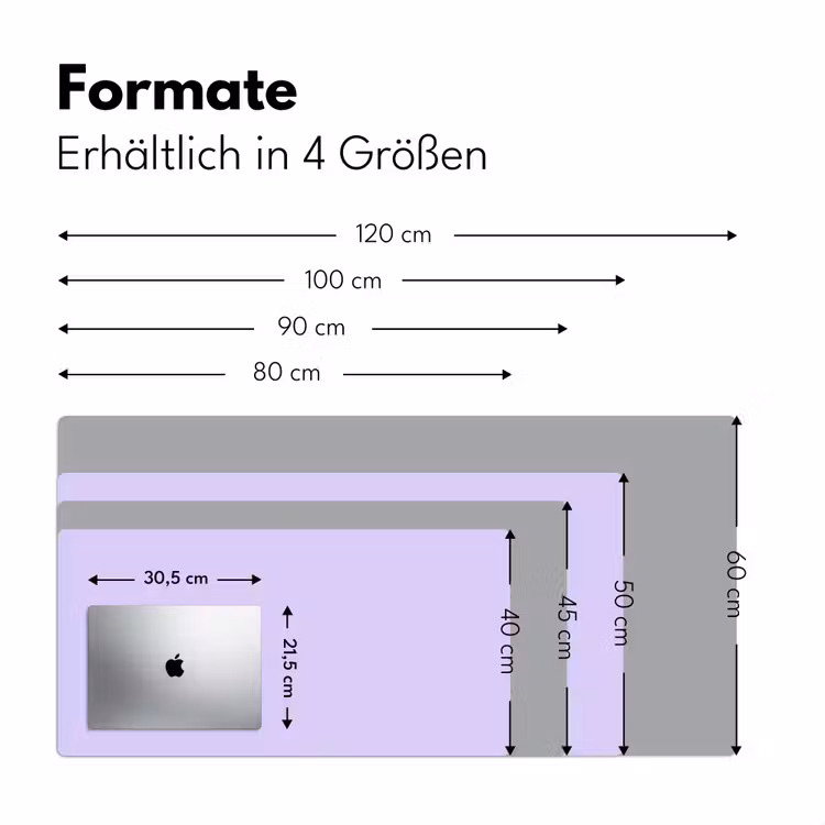Light - Orchid - Paars Muismat XXL klein 681 -ysfeer5_duits