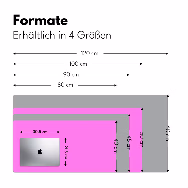Bright - Orchid - Roze Muismat XXL klein 681 -ysfeer5_duits