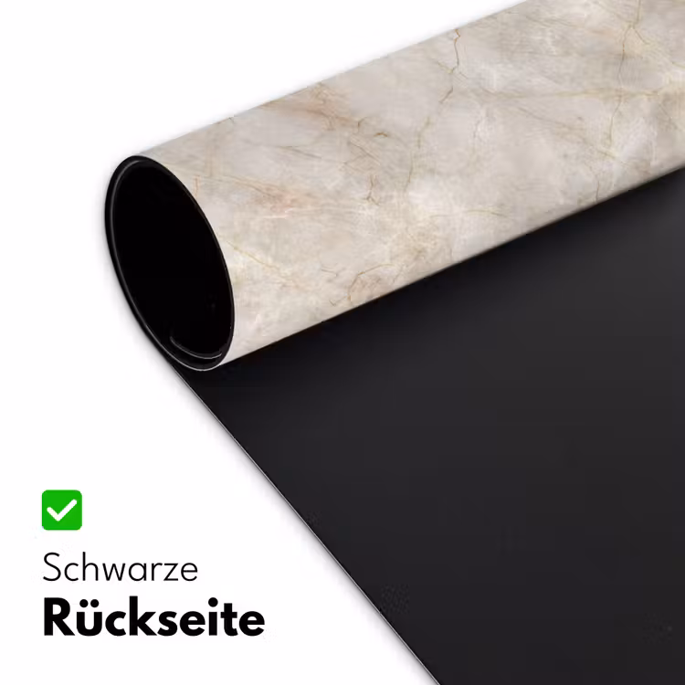 Lichtbeige - Goudbruine Nerven - Marmer Muismat XXL klein 681 -ysfeer2_duits