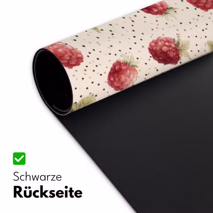 Framboos - Stippen - Rood Muismat XXL klein 681 -ysfeer2_duits
