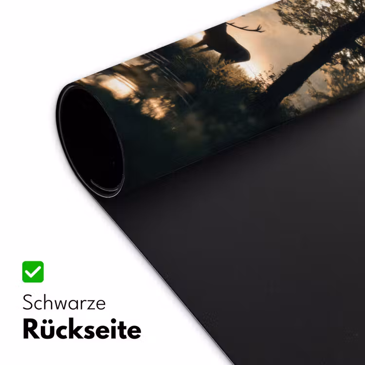 Hert - Bosbeek - Mystiek Muismat XXL klein -ysfeer2_duits
