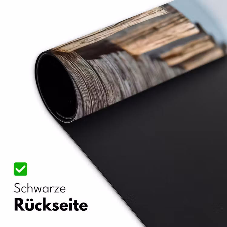 Houten steiger - Helderblauwe lucht Muismat XXL klein -ysfeer2_duits