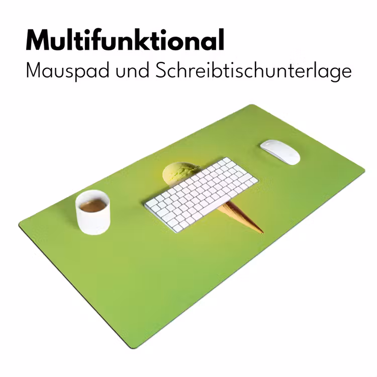 Hoorntje - Schepijs - Groen Muismat XXL klein -ysfeer4_duits