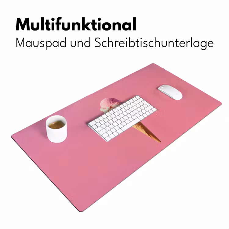 Hoorntje - Schepijs - Roze Muismat XXL klein -ysfeer4_duits