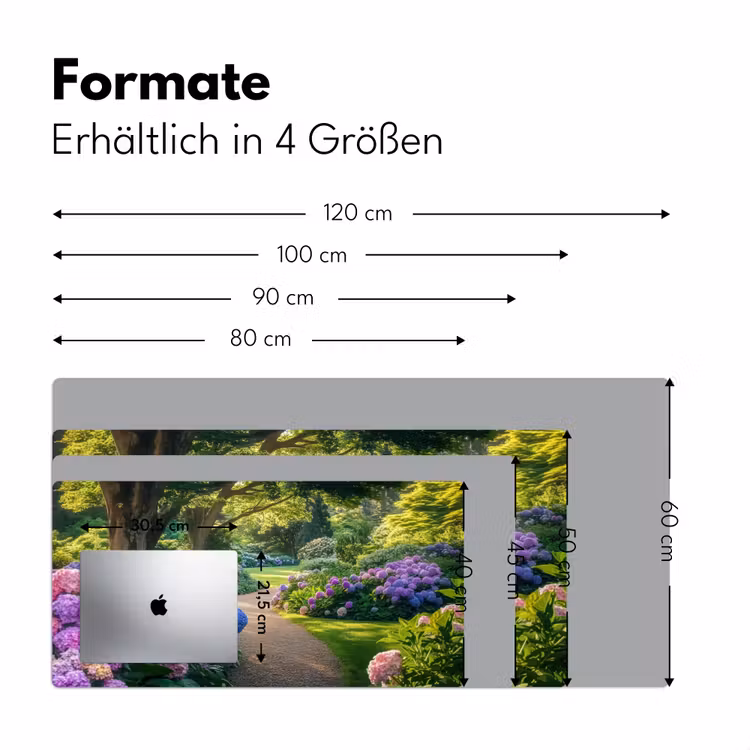 Hortensia- Park - Pad Muismat XXL klein -ysfeer5_duits