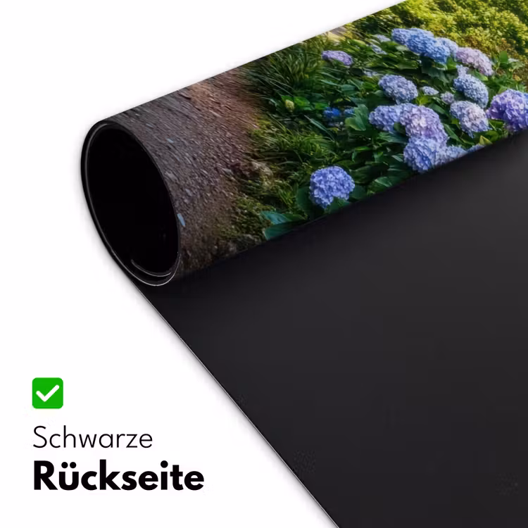 Hortsensia - Pad - Bloemen Muismat XXL klein -ysfeer2_duits