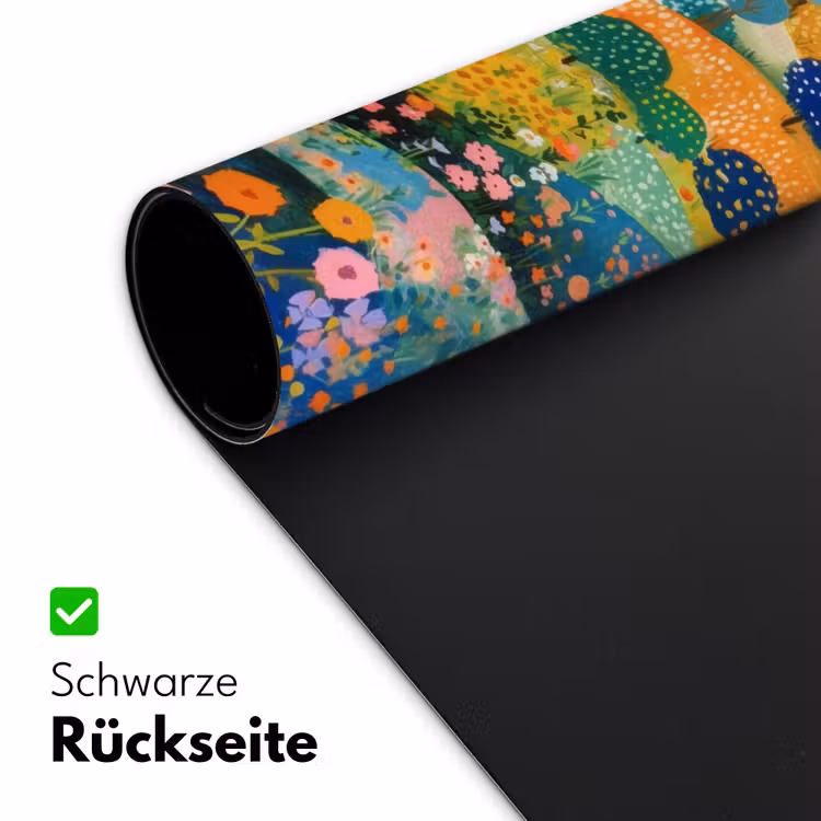 Heuvellandschap - Fantasierijk - Kleurcontrasten Muismat XXL klein -ysfeer2_duits