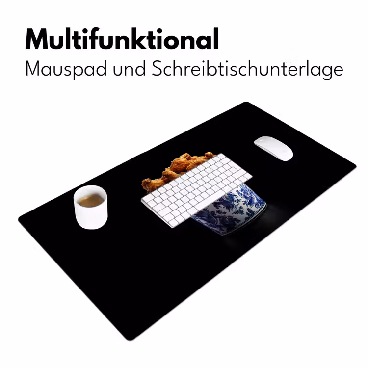 Kip - Bucket - Delfts blauw - Lekker Muismat XXL klein -ysfeer4_duits