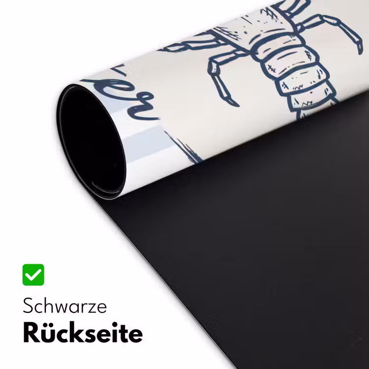Schreibtischunterlage - Hummer – Illustration – Liebe – Blau – Dekoration - Kreeft - Illustratie - Liefde - Blauw - Decoratie Muismat XXL klein