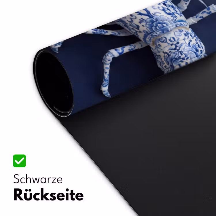 Kreeft - Porselein - Delfts - Blauw Muismat XXL klein -ysfeer2_duits