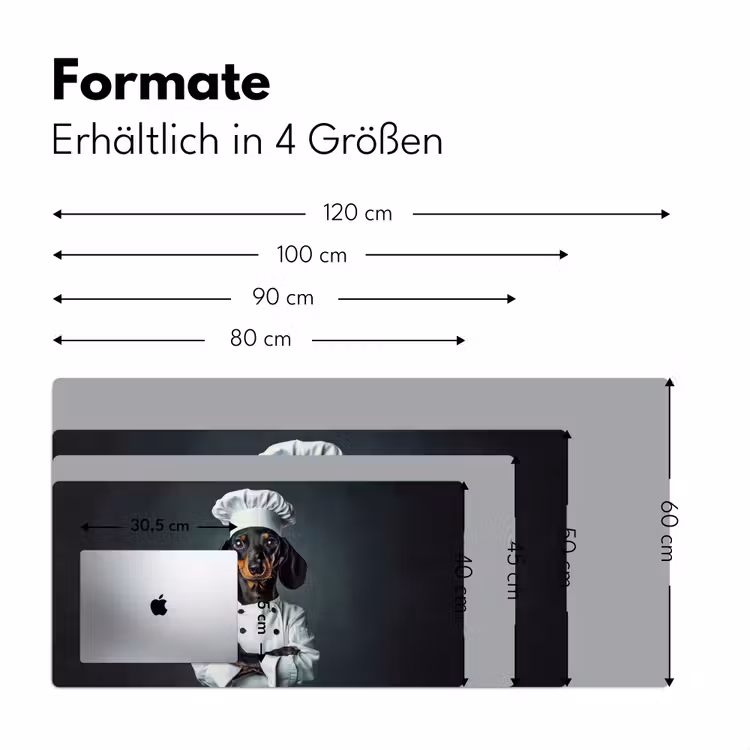 Hond - Garde - Kok Muismat XXL klein -ysfeer5_duits