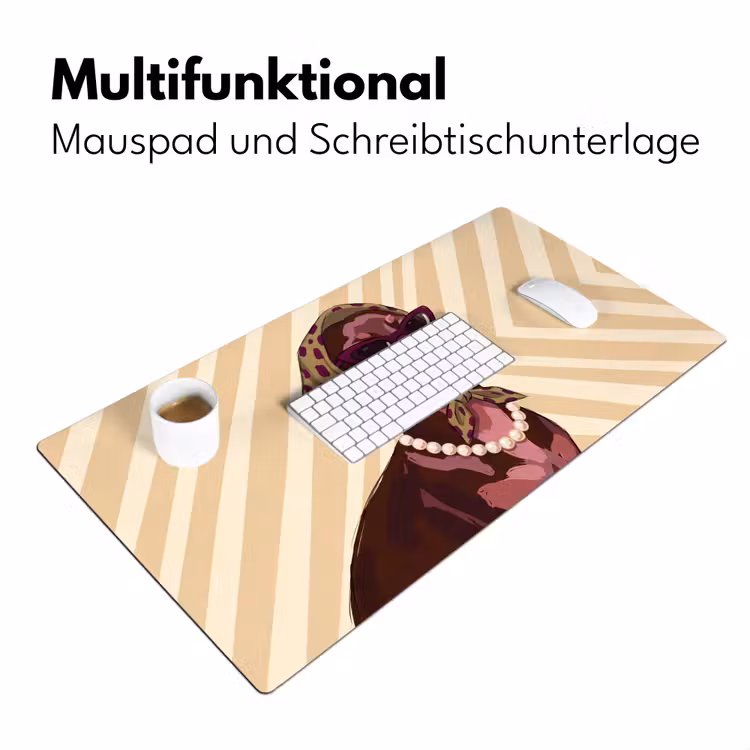 Schreibtischunterlage - Hund – Sonnenbrille – Kopftuch – Tiere – Modern — 4
