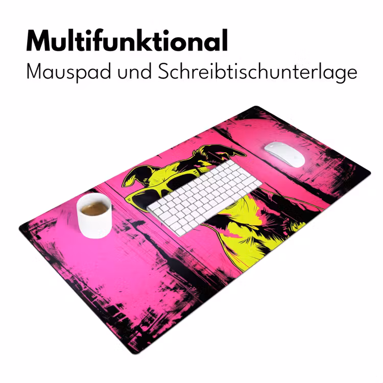 Hond - Zonnebril - Roze - Art Muismat XXL klein -ysfeer4_duits