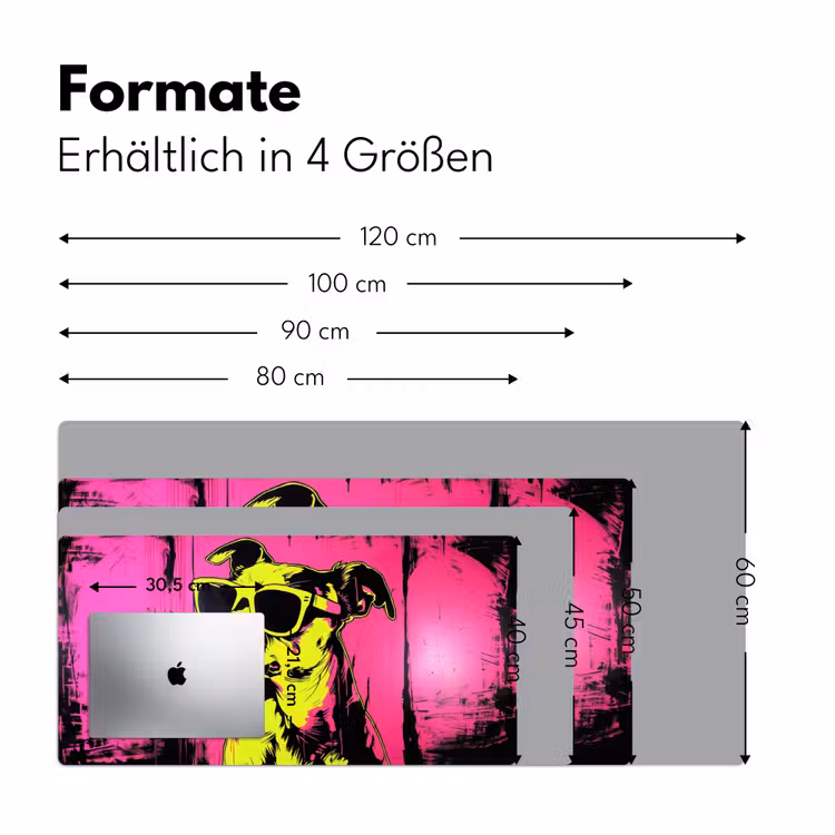 Hond - Zonnebril - Roze - Art Muismat XXL klein -ysfeer5_duits
