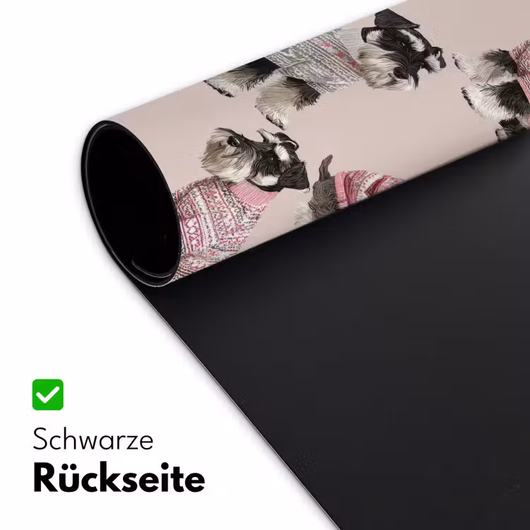 Honden - Truien - Rood Muismat XXL klein 681 -ysfeer2_duits