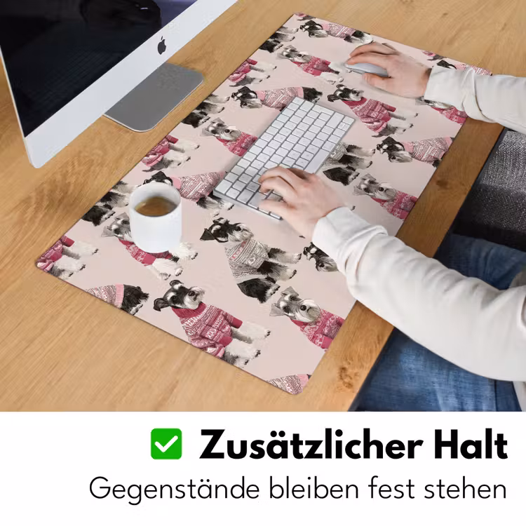 Honden - Truien - Rood Muismat XXL klein 681 -ysfeer3_duits