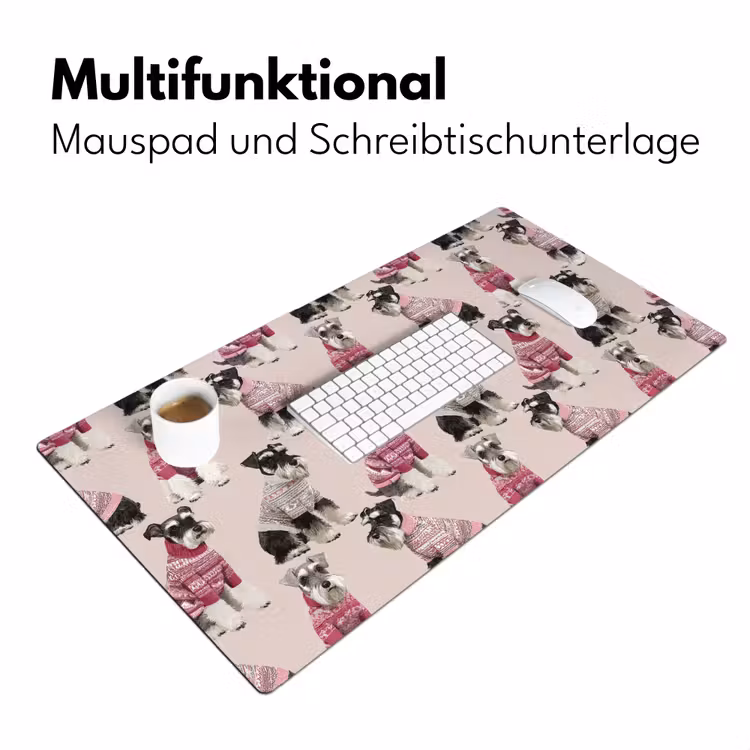 Honden - Truien - Rood Muismat XXL klein 681 -ysfeer4_duits