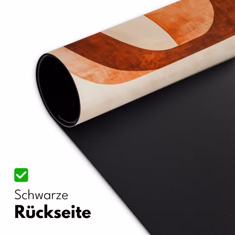 Illustratie - Abstract - Vormen - Rood Muismat XXL klein -ysfeer2_duits
